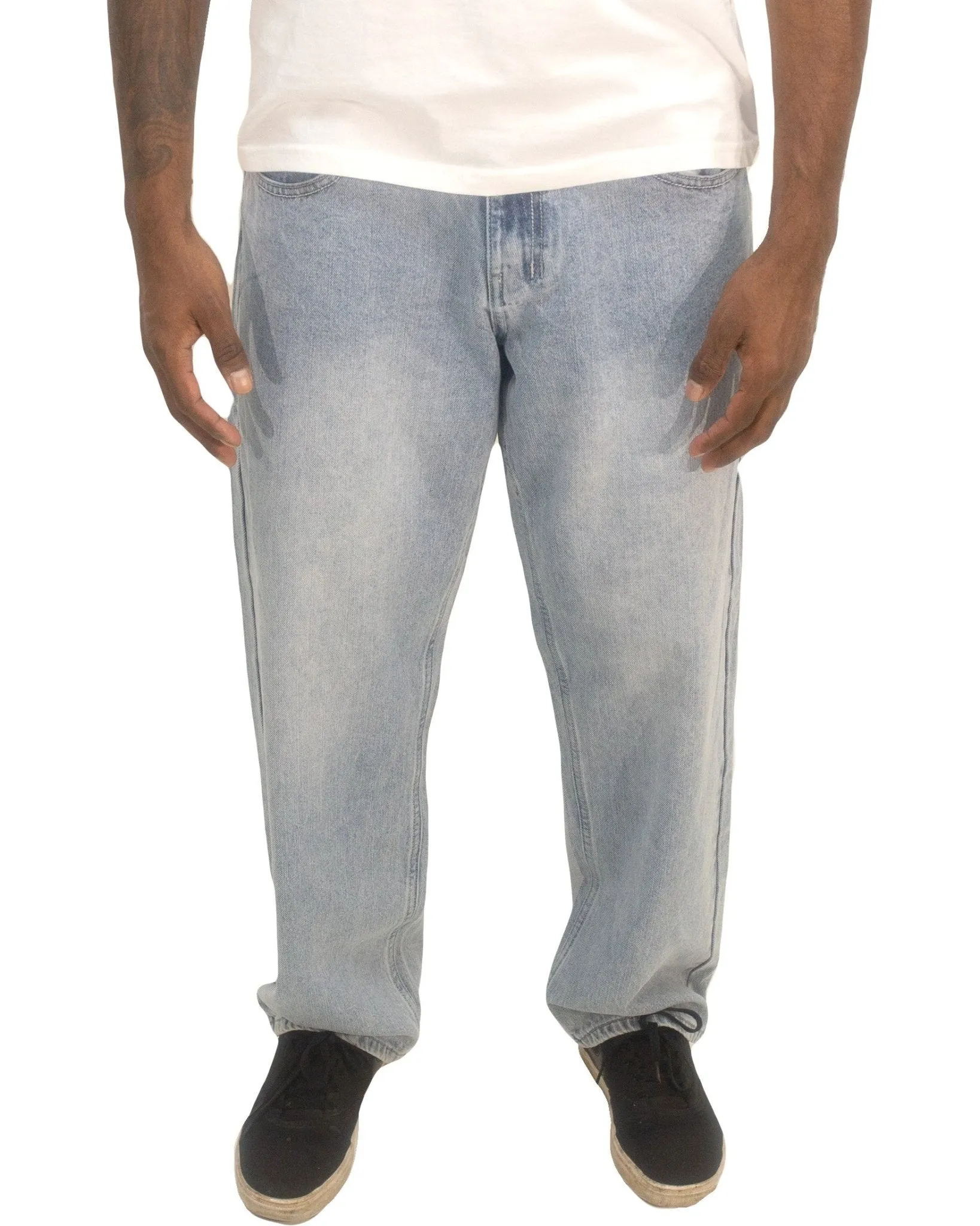 90s Relaxed Fit Denim Jeans for Men – Retro Straight-Leg with Vintage Appeal