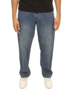 90s Relaxed Fit Denim Jeans for Men – Retro Straight-Leg with Vintage Appeal