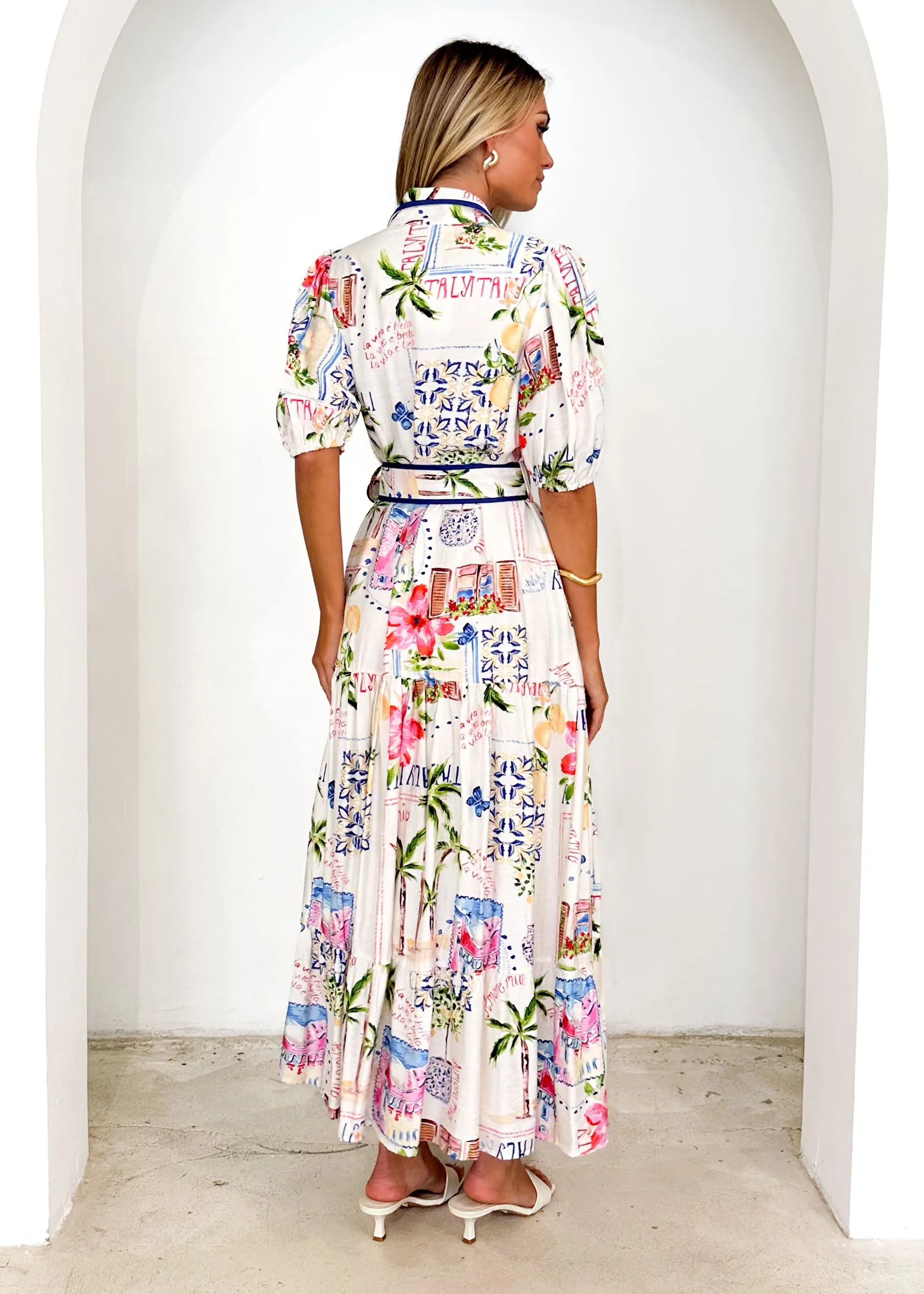 Acer Maxi Dress - Tropical Palm