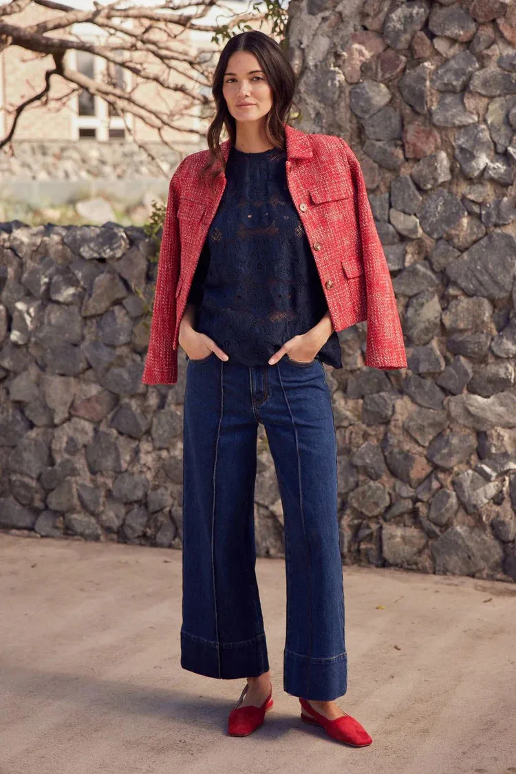 Adjoin Jacket | Fire Boucle