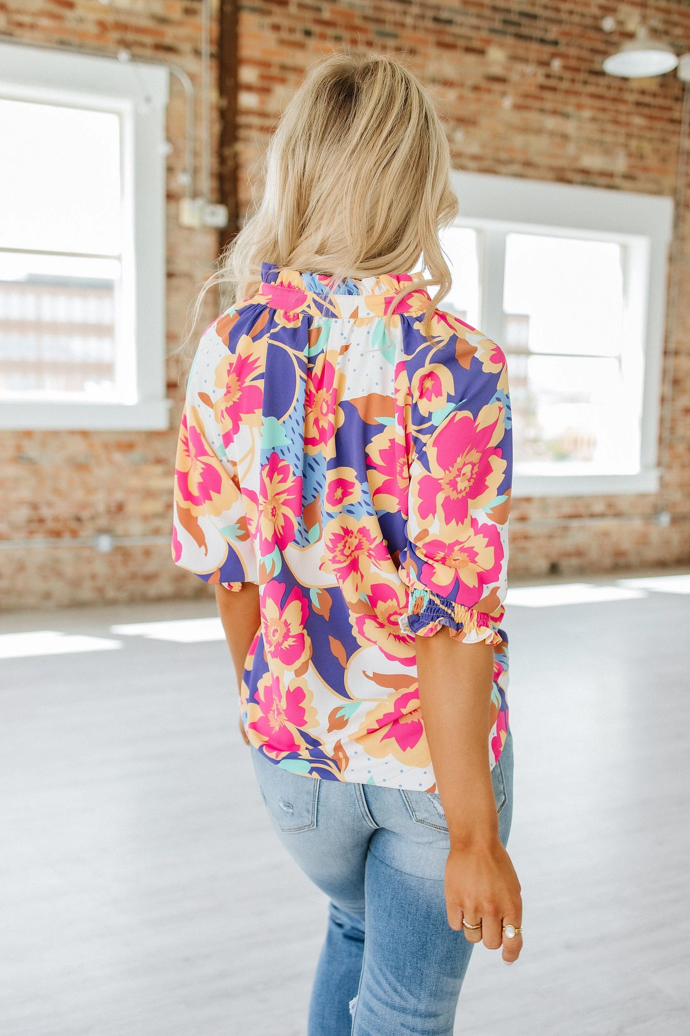 Amina Frilled Blouse