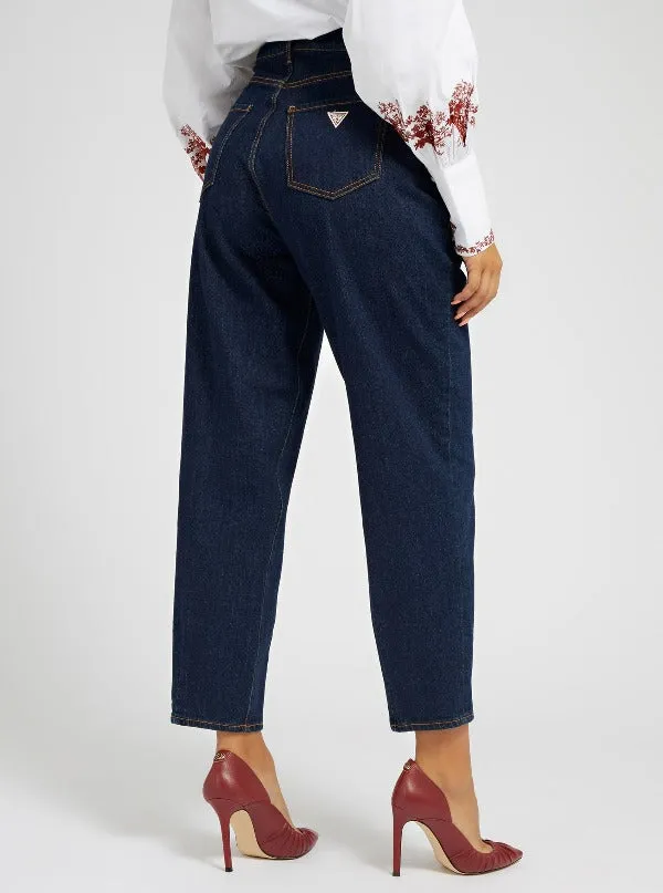 ANDREA BARREL RELAXED FIT DENIM PANT