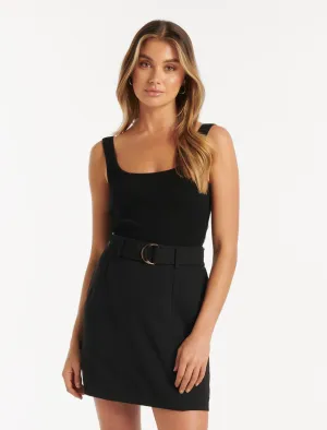 Asha Belted Mini Skirt