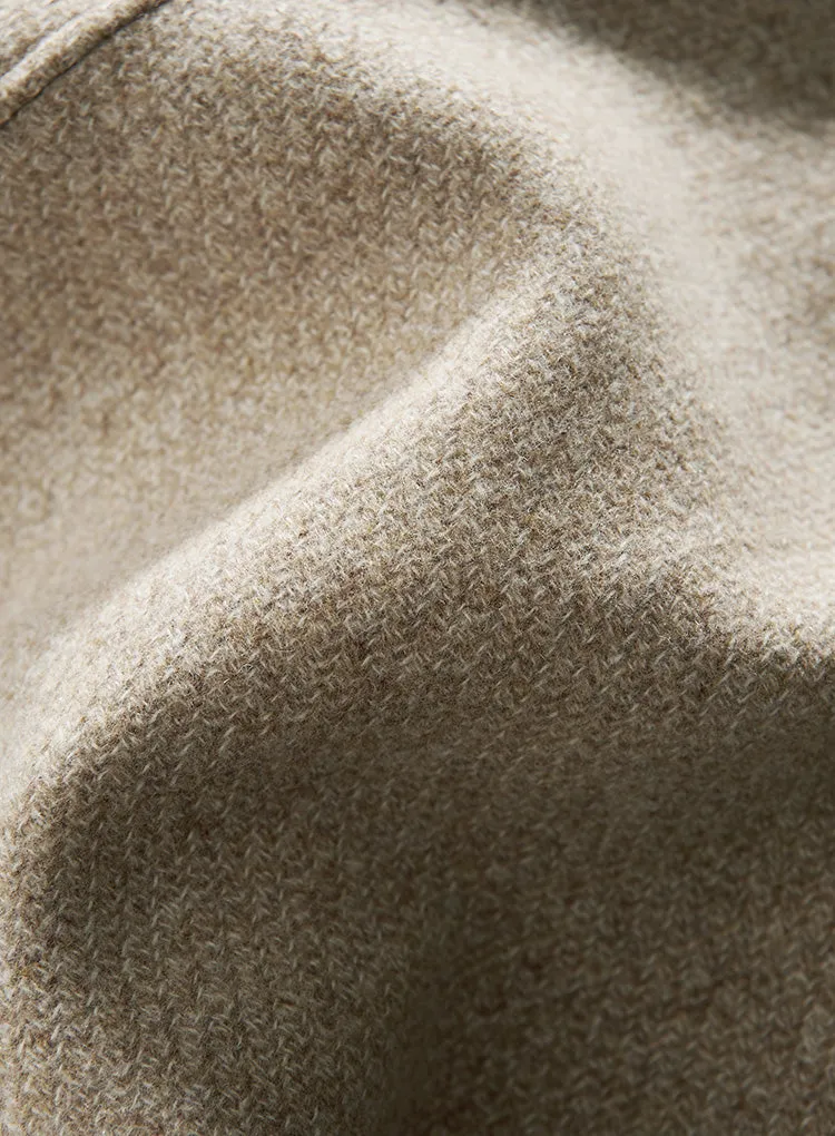Australian Woolen Coat Mid-Length Coat & Cape