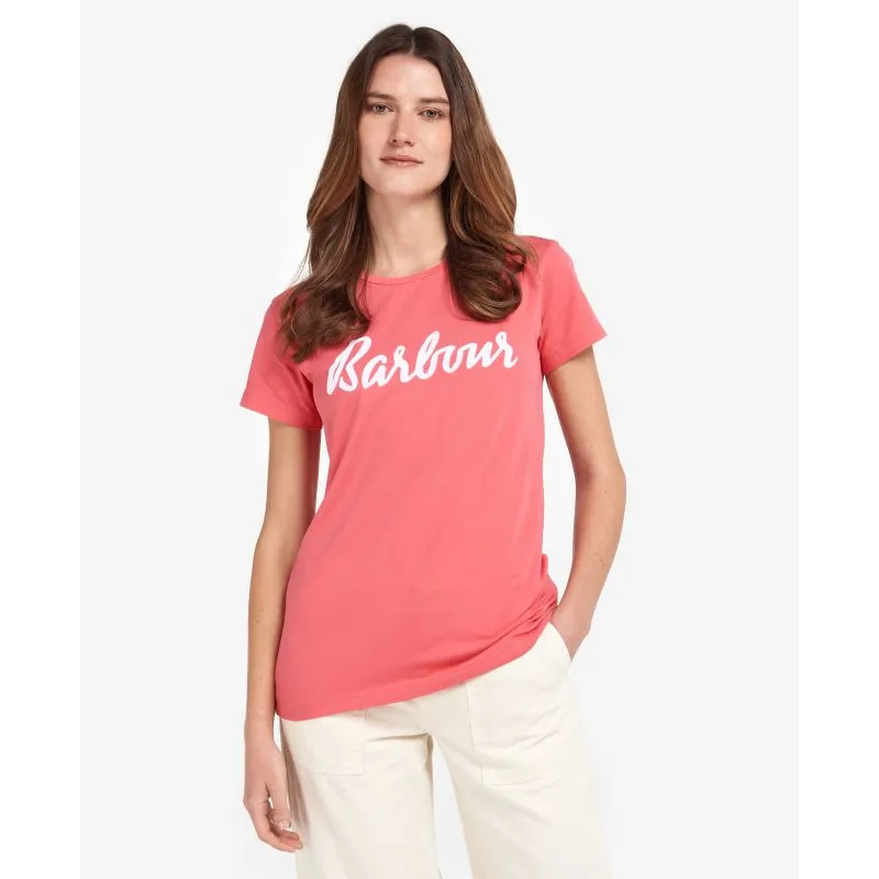 Barbour Otterburn Ladies T-Shirt - Pink Punch