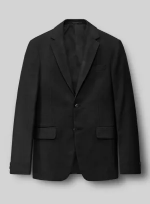 Black Merino Wool Jacket - 42 Regular