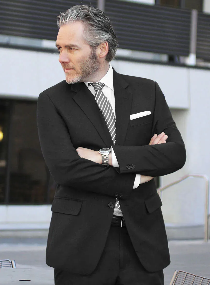 Black Merino Wool Jacket - 42 Regular