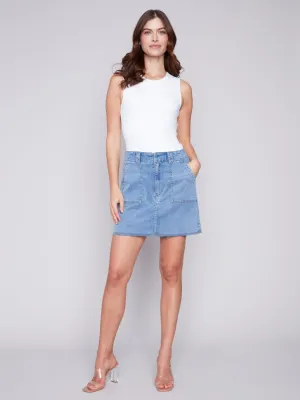 Charlie B Women's Safari Cargo Skort