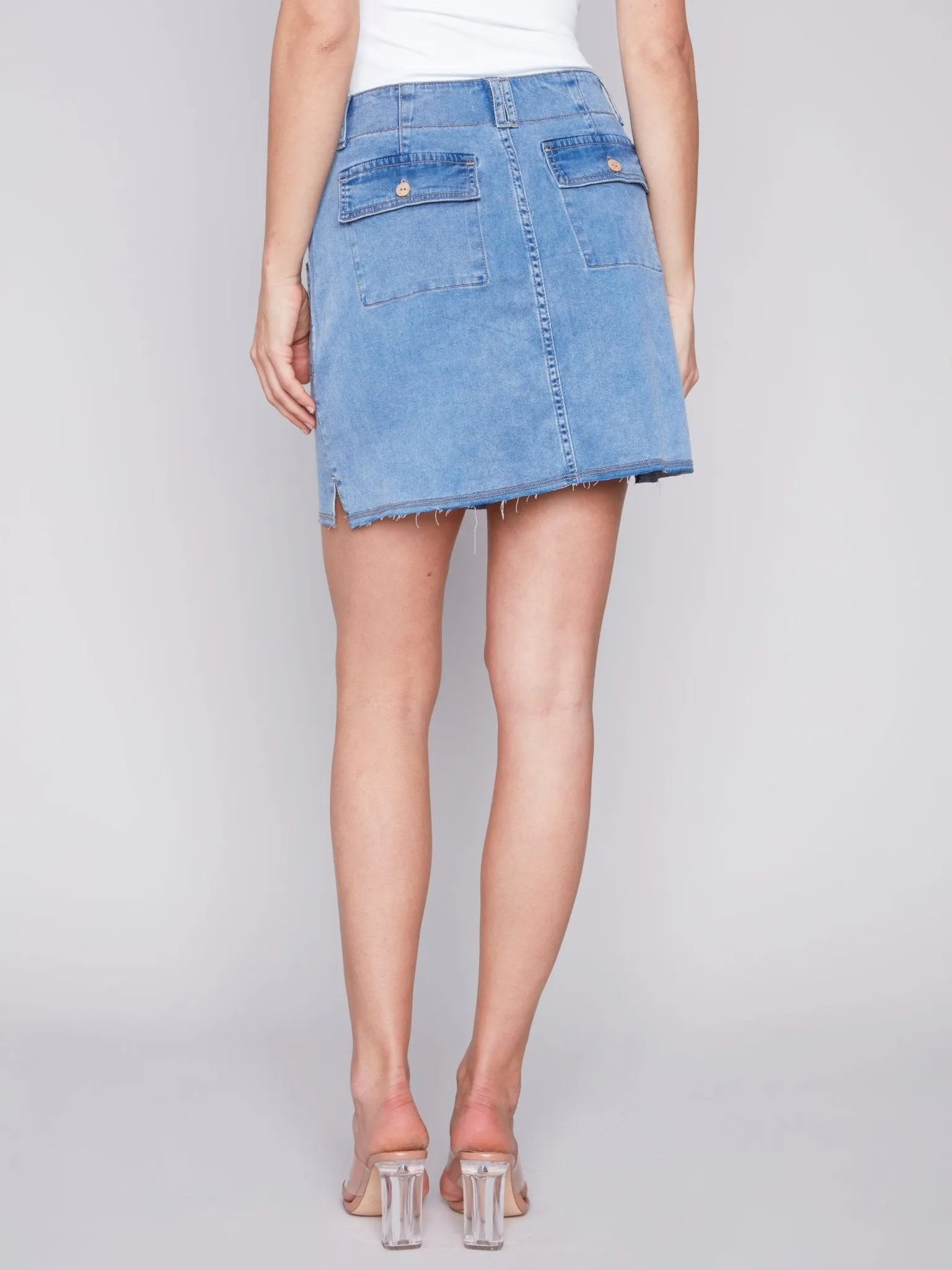Charlie B Women's Safari Cargo Skort