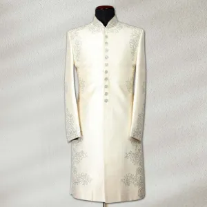 Cream Colour Sherwani