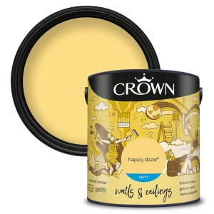 Crown Walls & Ceilings Matt Emulsion Paint | Happy Daze