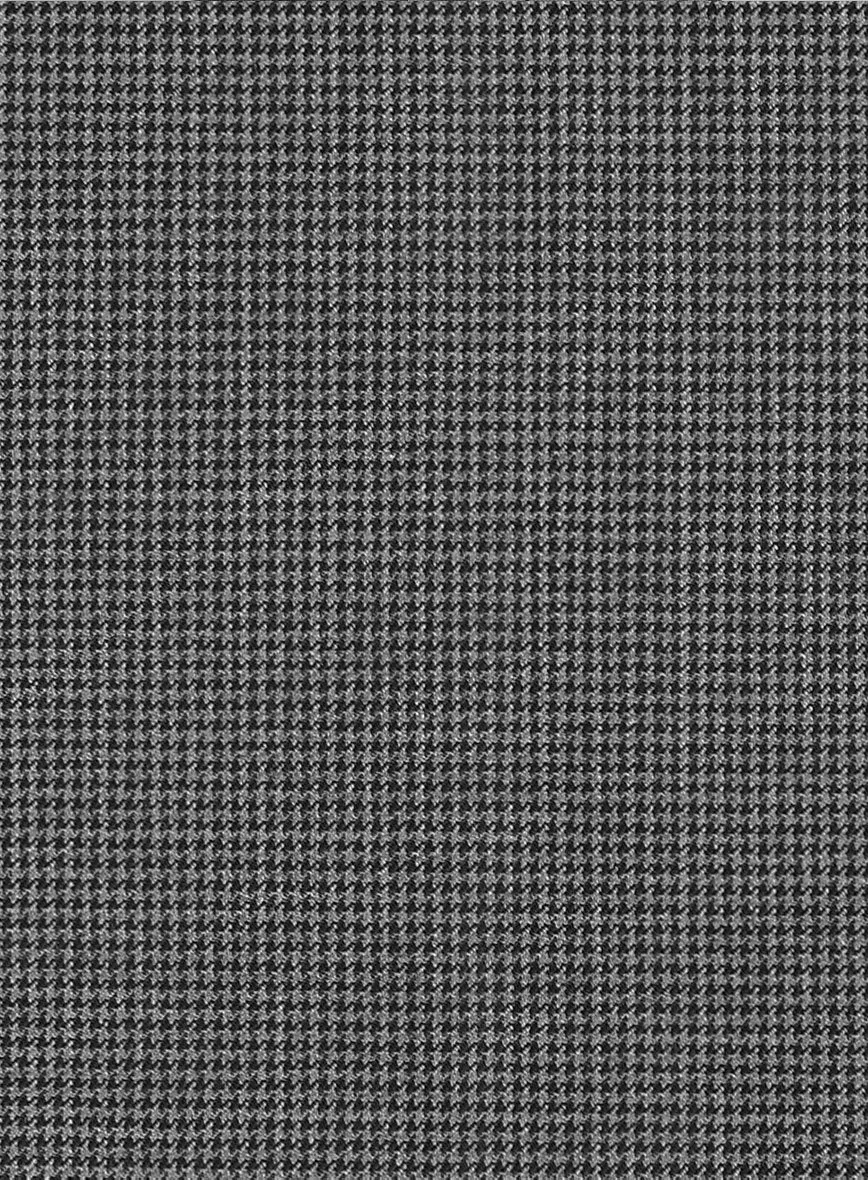 Dogtooth Wool Gray Jacket