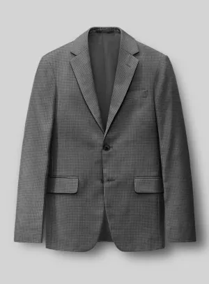 Dogtooth Wool Gray Jacket