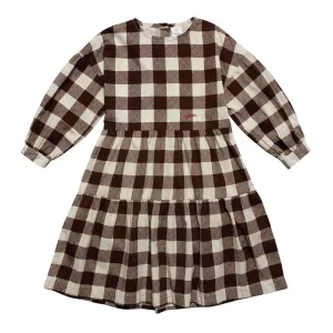 Dress Forever Marron Gingham