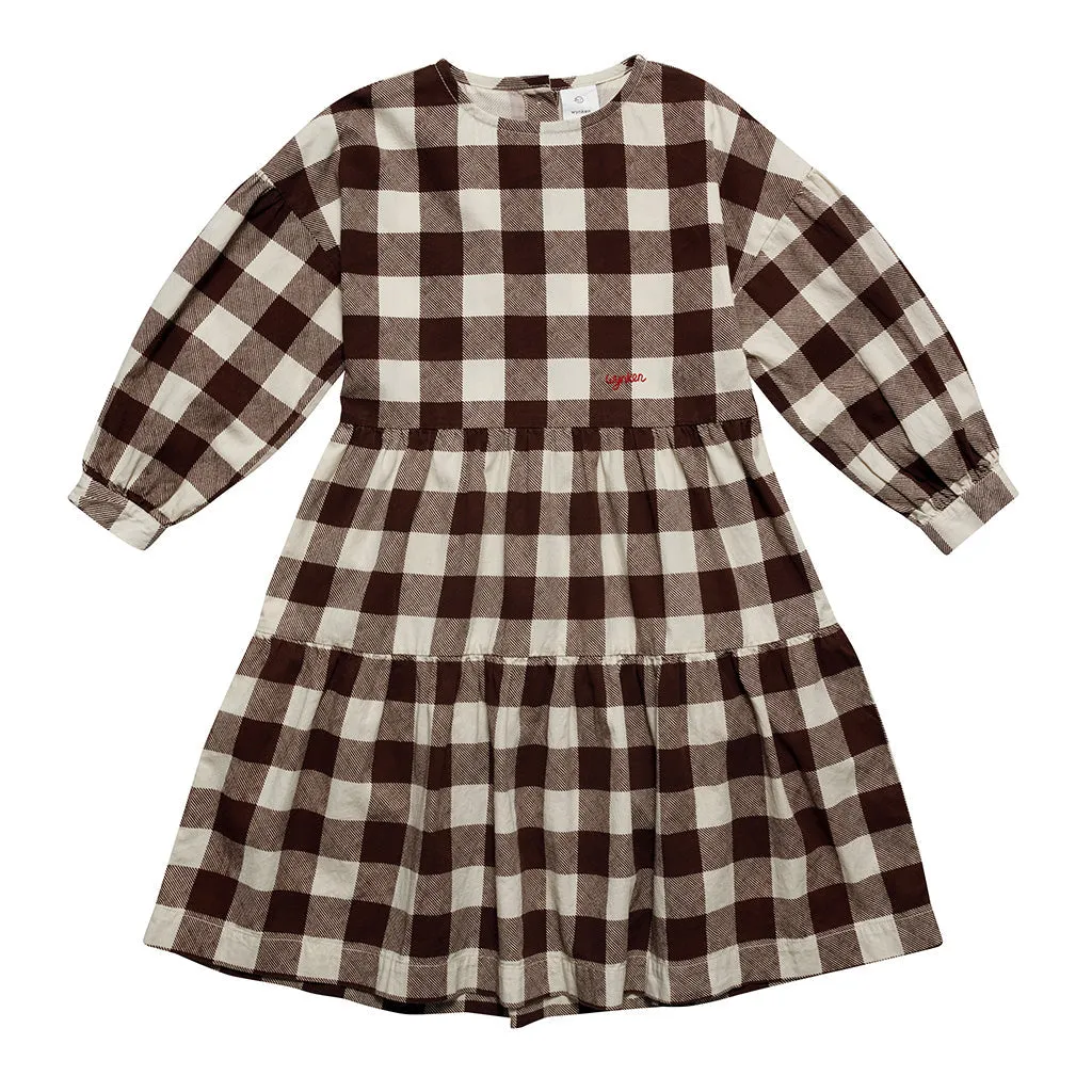 Dress Forever Marron Gingham