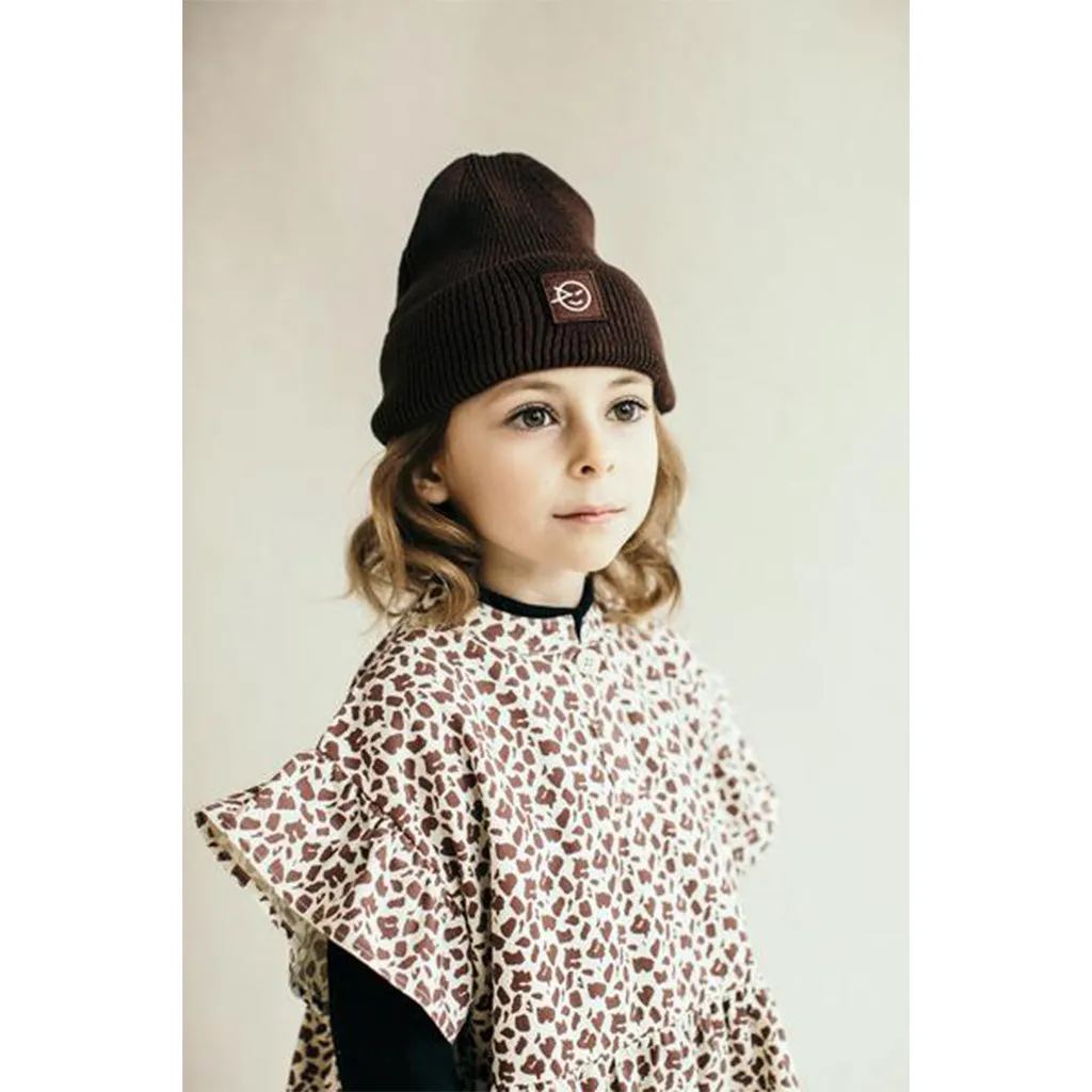 Dress Frill Sleeve Ecru Acer
