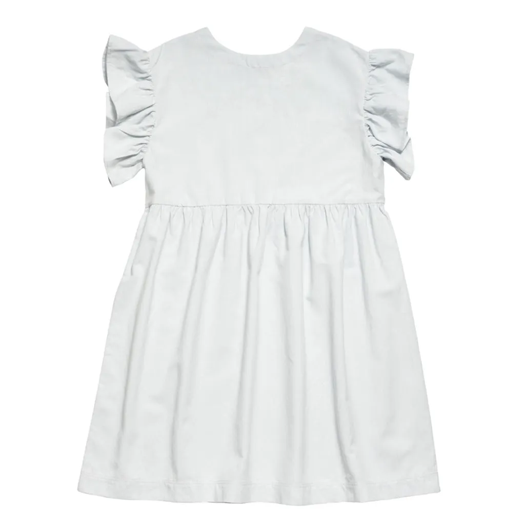 Dress Gather Ice Blue