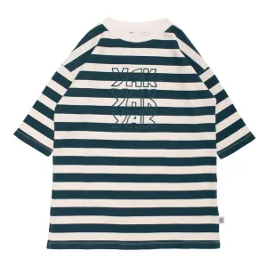 Dress Longsleeve Box Alpine Honey Comb Stripe