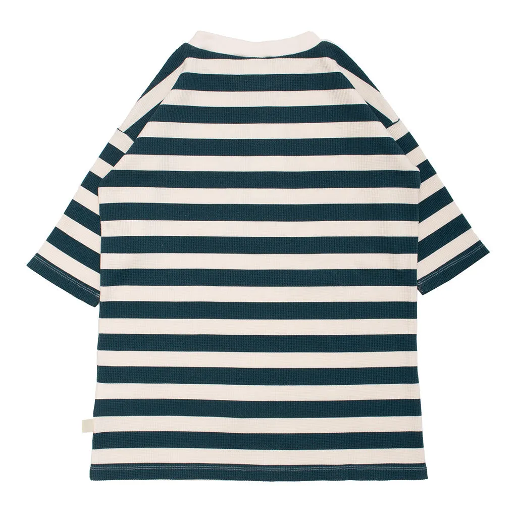 Dress Longsleeve Box Alpine Honey Comb Stripe
