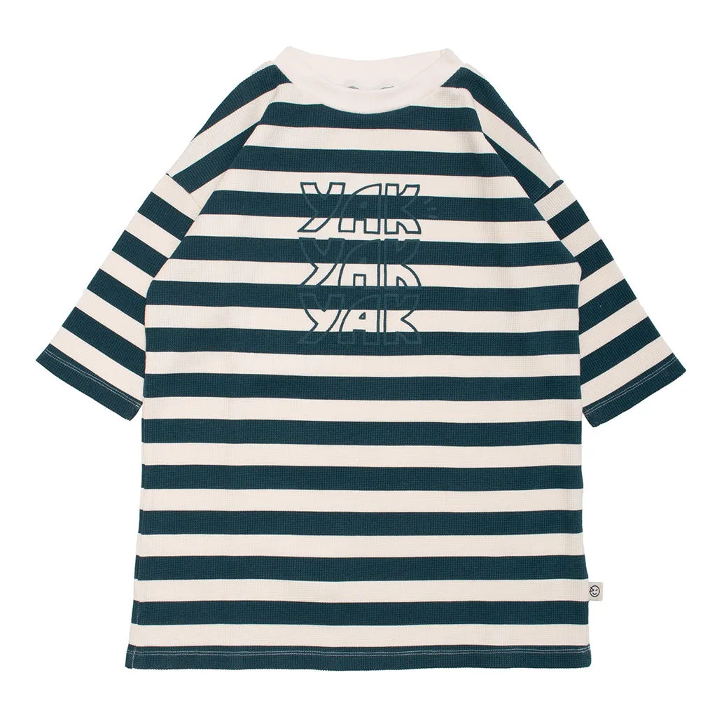 Dress Longsleeve Box Alpine Honey Comb Stripe