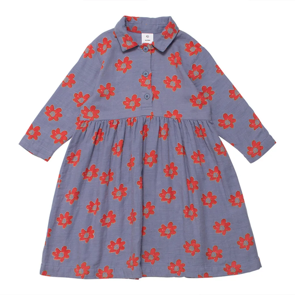 Dress Nube Fun Flower Stormy Blue