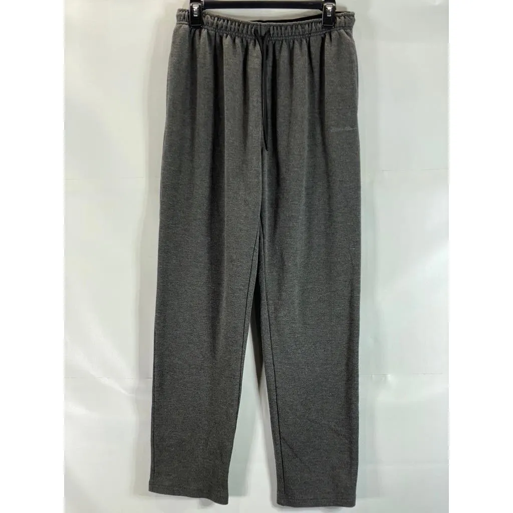 EDDIE BAUER Men's Medium Heather Gray Relaxed-Fit Drawstring Lounge Pants SZ M