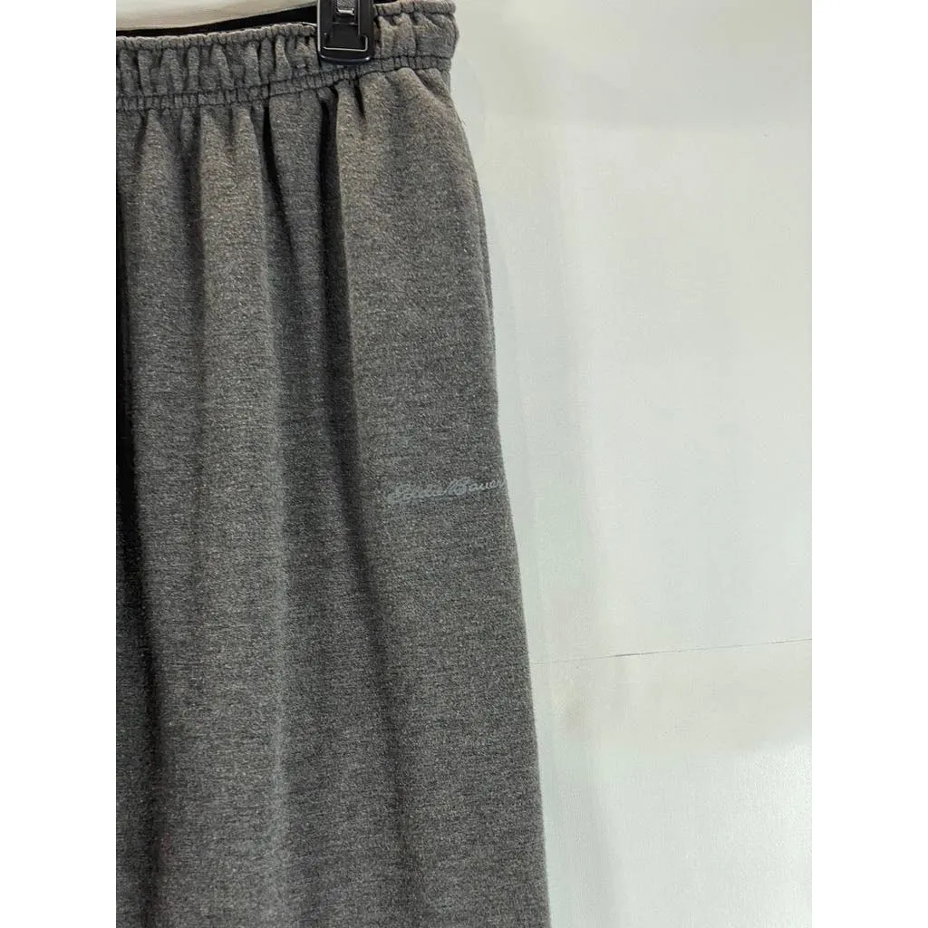 EDDIE BAUER Men's Medium Heather Gray Relaxed-Fit Drawstring Lounge Pants SZ M