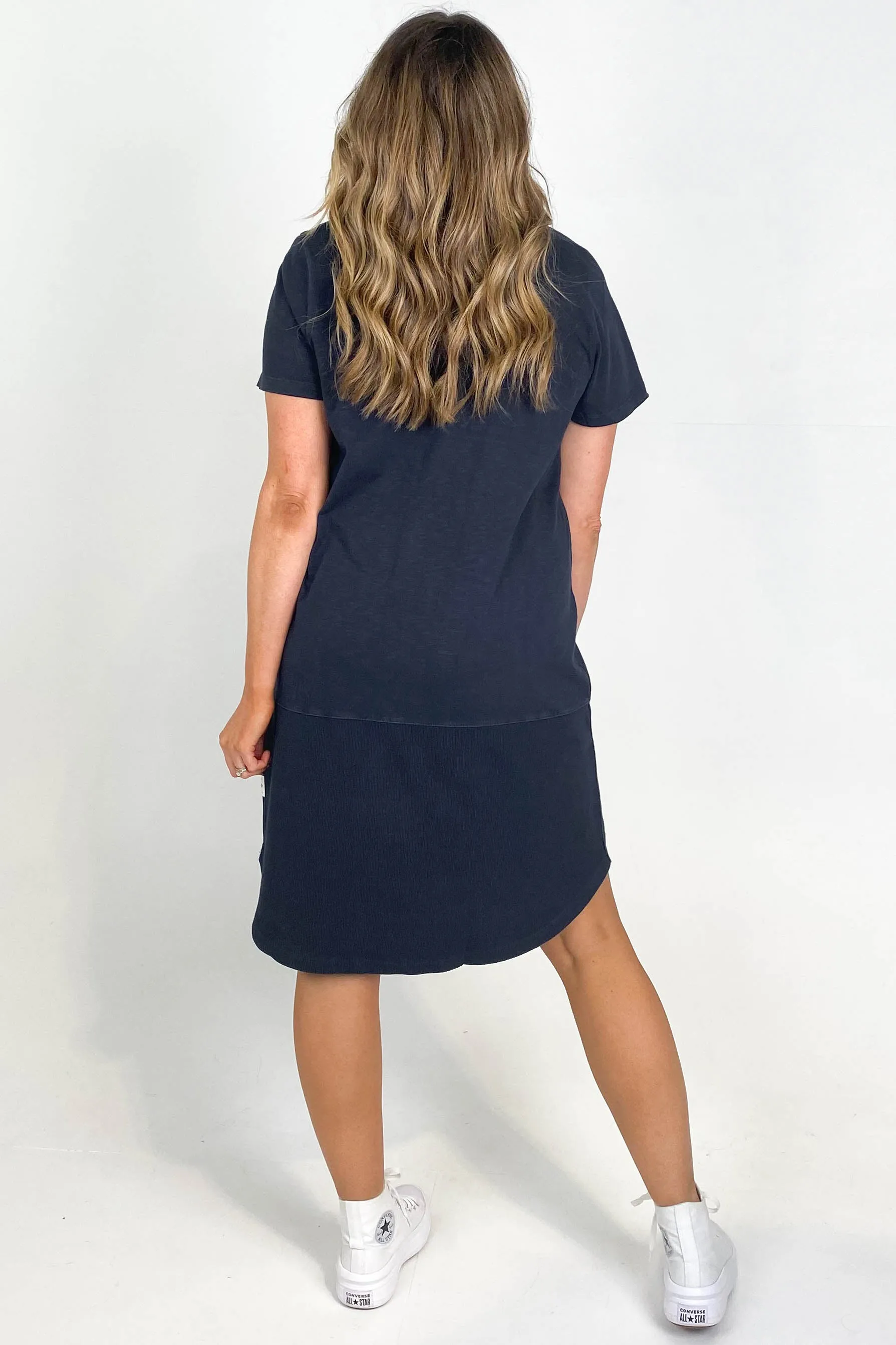 Elm Easy Livin Dress Navy