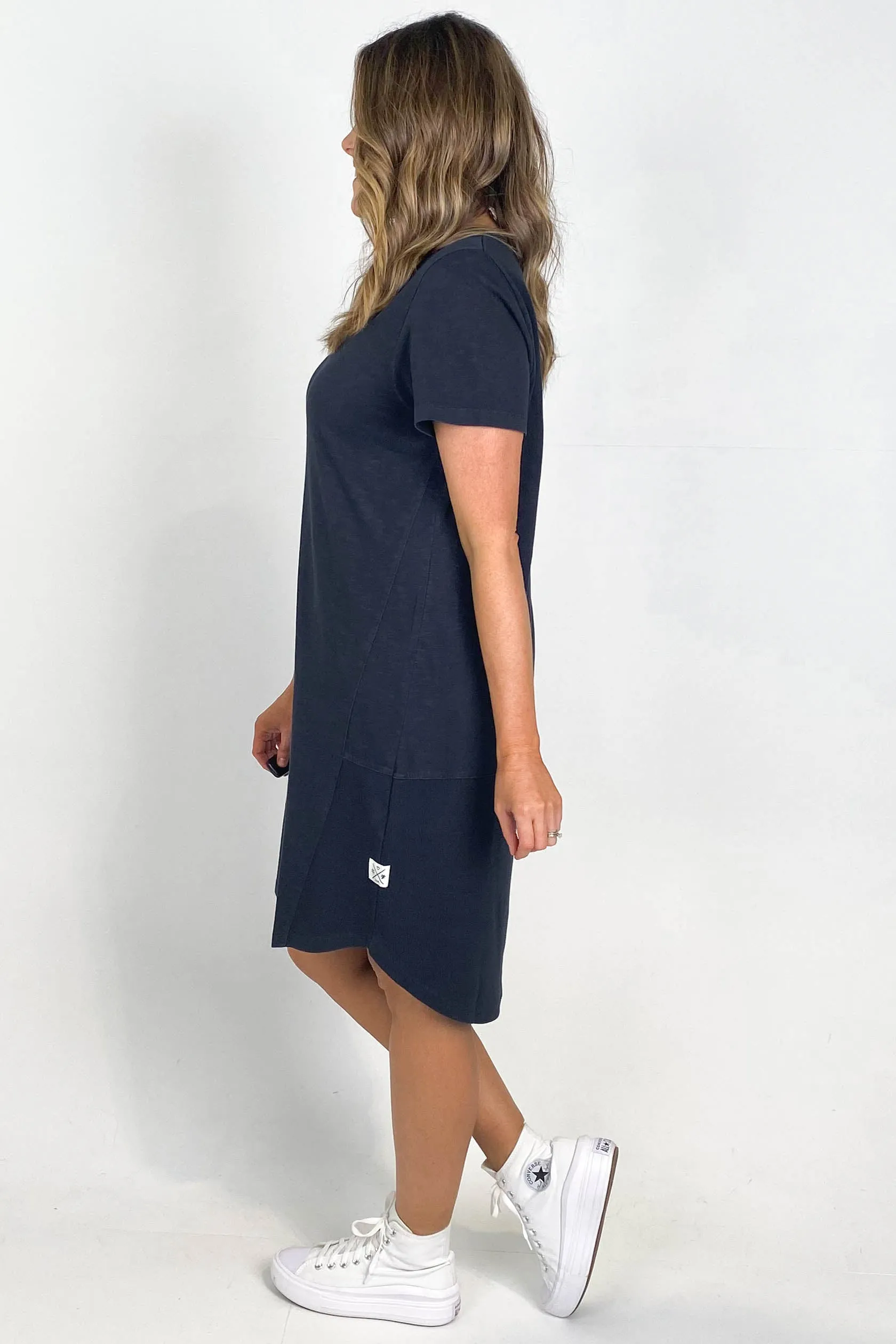 Elm Easy Livin Dress Navy