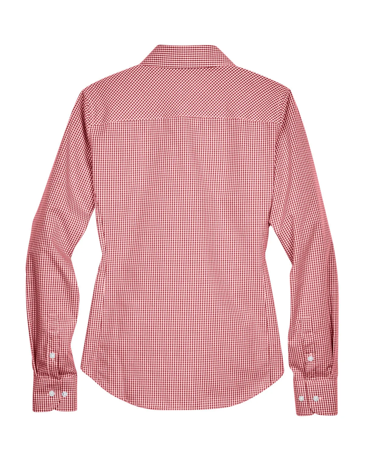 *Final Sale* Ladies' Gingham Check Shirt - Red