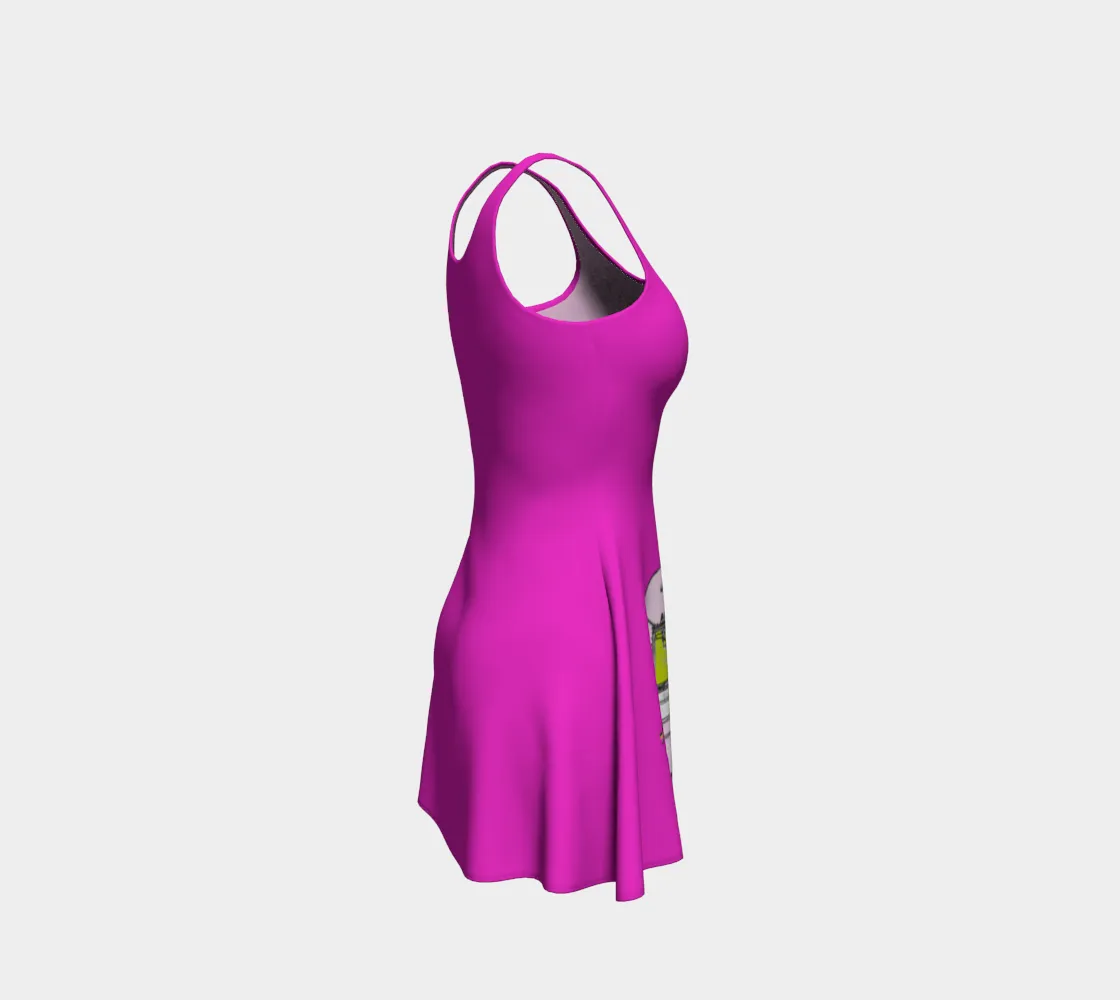 Flair dress - Airstream pink