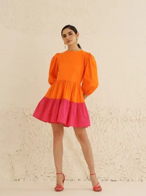Flair Dress (Orange)