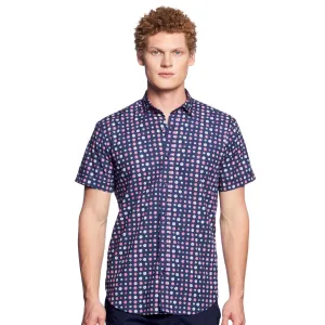 Flower Power Short Sleeve Button Down Shirt