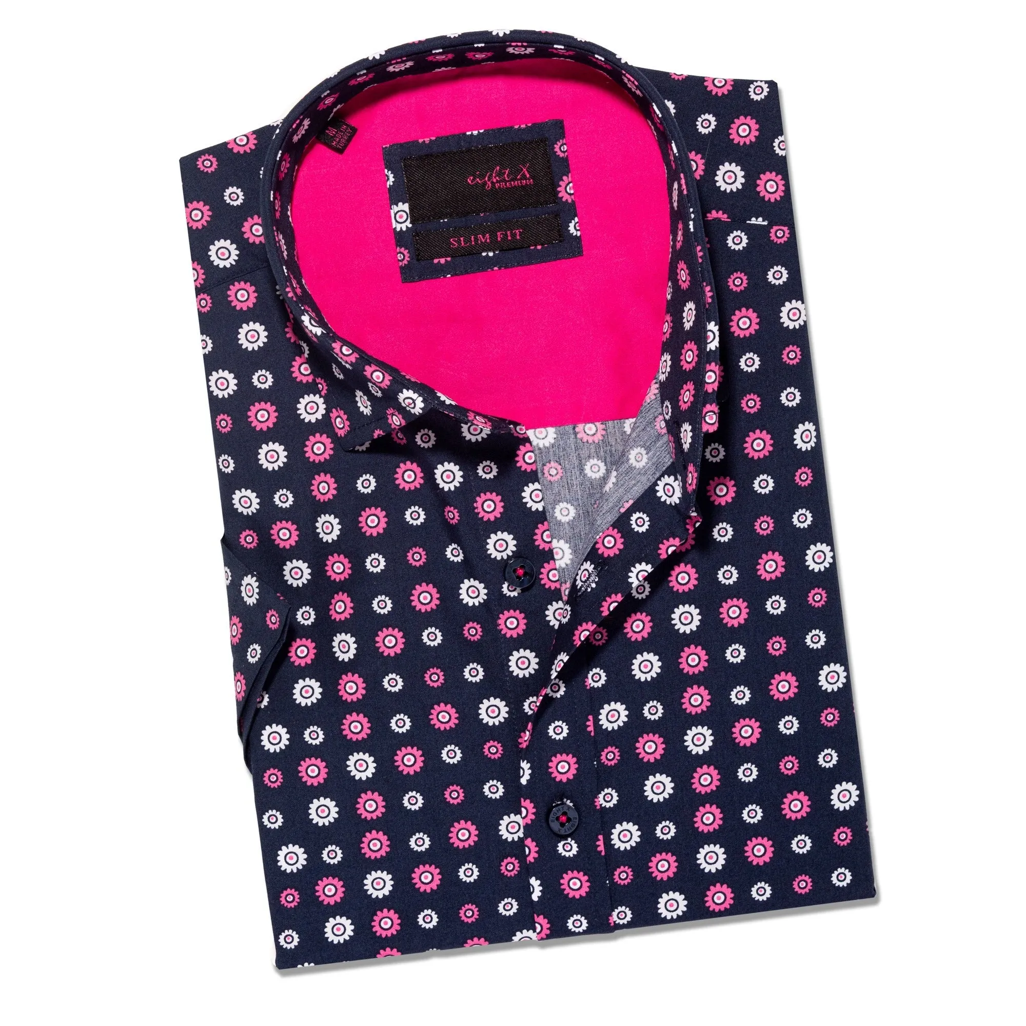 Flower Power Short Sleeve Button Down Shirt