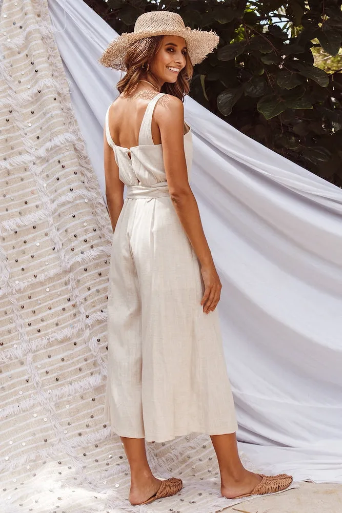 Hallie Jumpsuit Natural