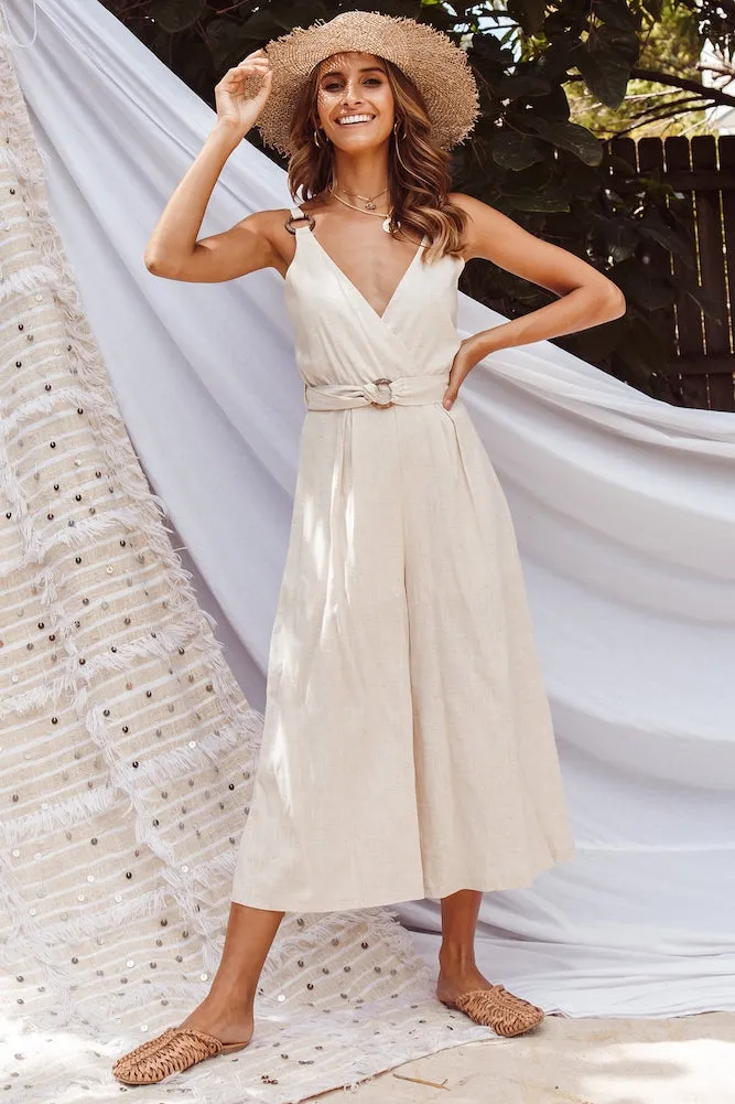 Hallie Jumpsuit Natural
