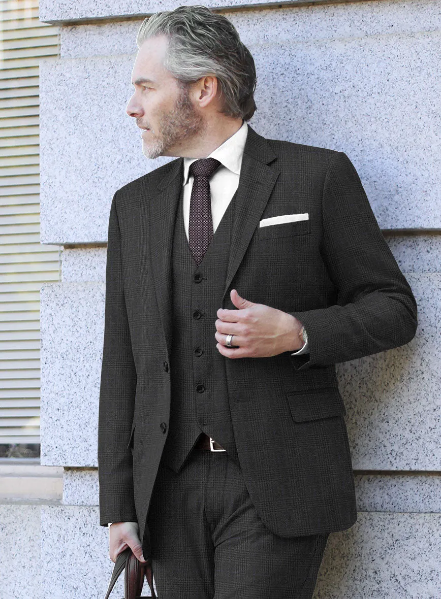 Hardy Minnis Charcoal Check Wool Jacket