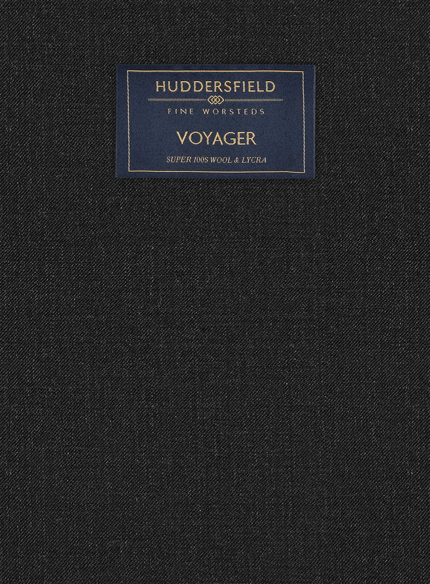 Huddersfield Stretch Charcoal Wool Jacket