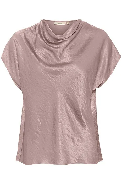 Inwear Celena Taupe Cowl Neck Top