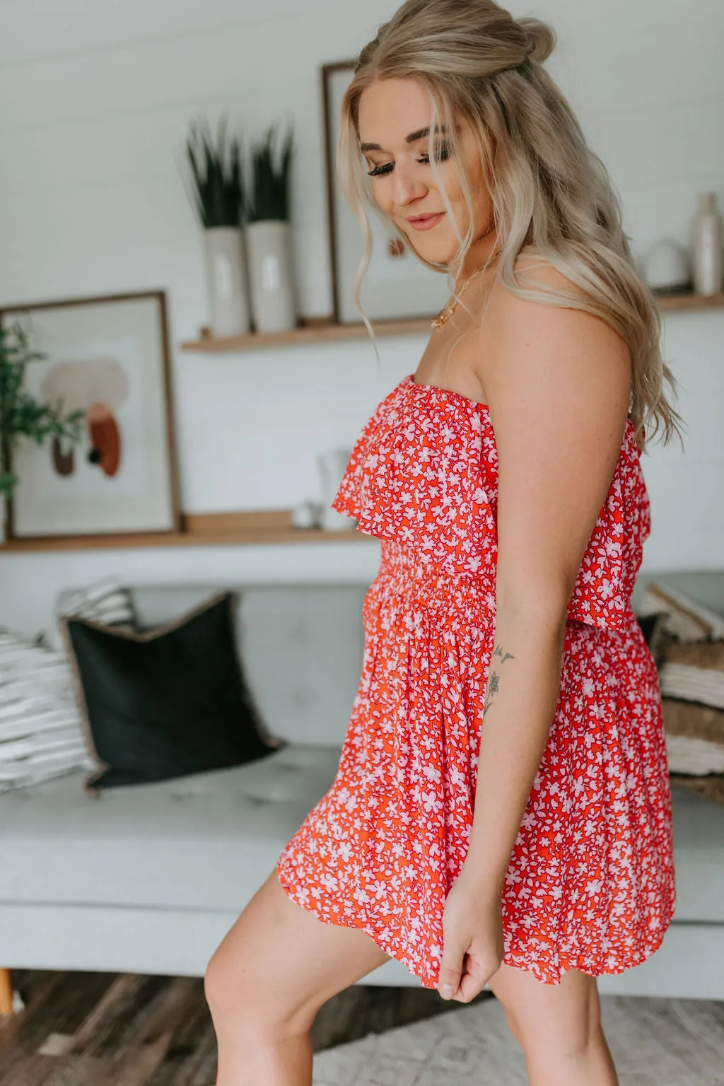 Jessa Floral Print Romper FINAL SALE