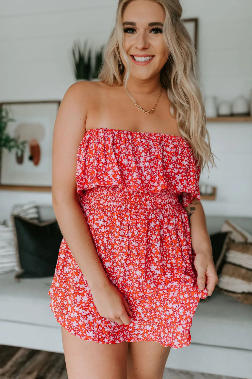 Jessa Floral Print Romper FINAL SALE