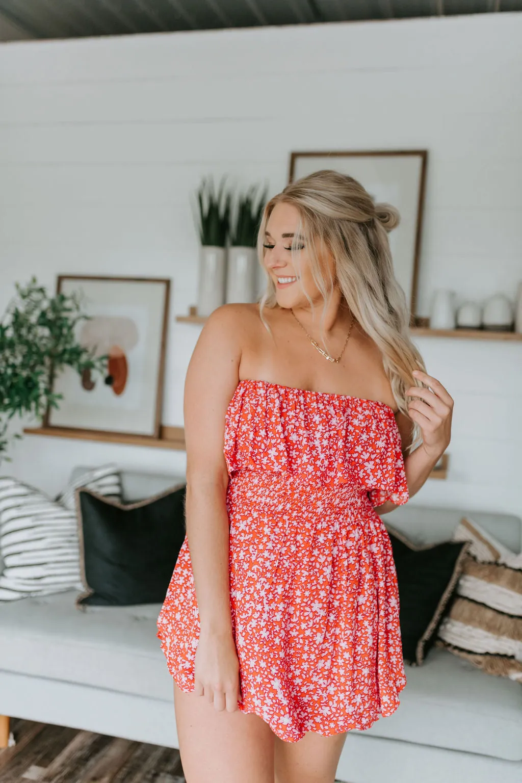 Jessa Floral Print Romper FINAL SALE