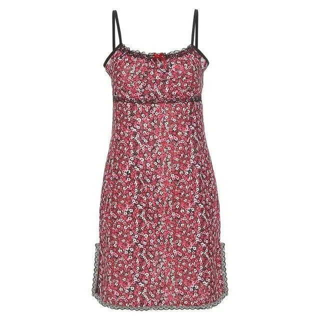 JuliaFashion - 2024Soft Girl Aesthetic Spaghetti Strap Dress