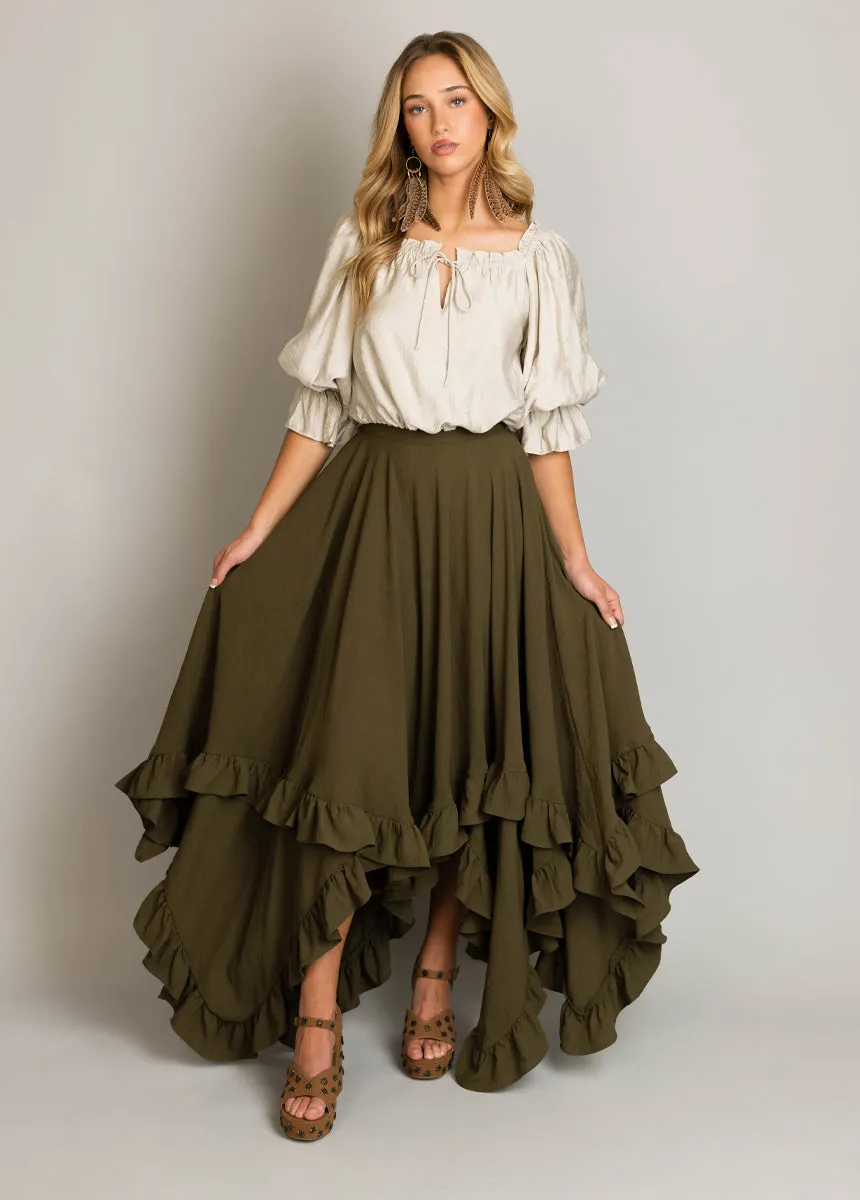 Kerra Top in Beige