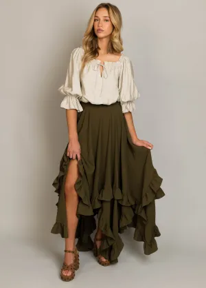 Kerra Top in Beige