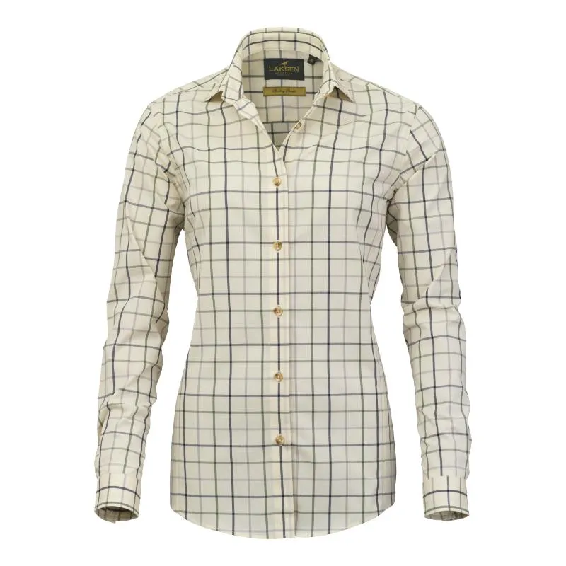 Laksen Bea Ladies Shirt - Grey/Supernavy/Woody