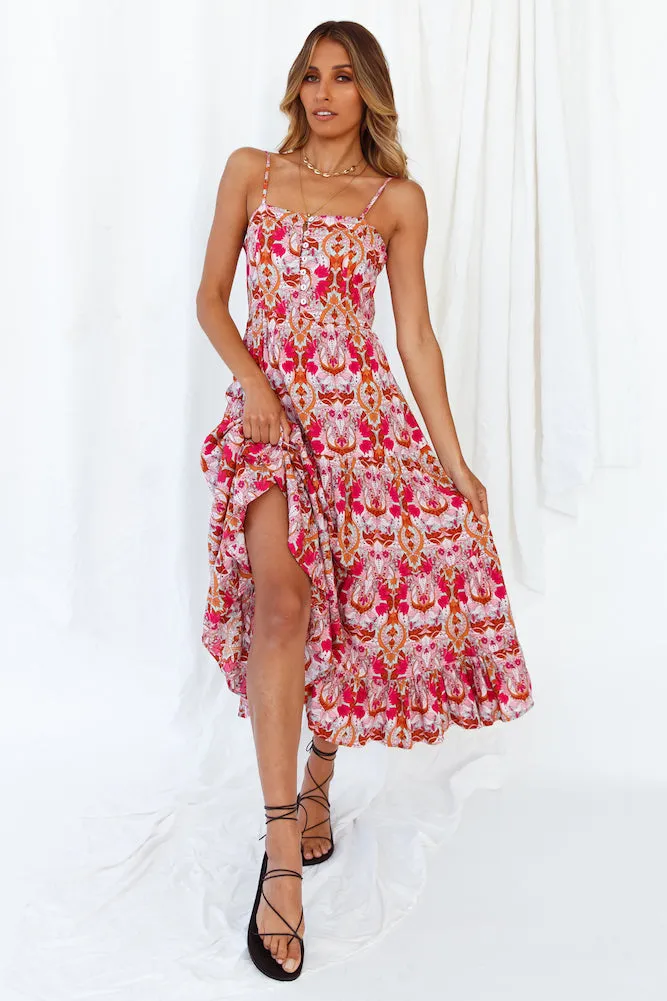 Living In Accra Midi Dress