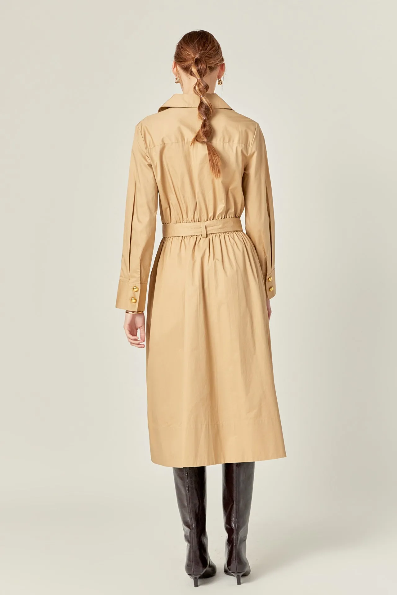 Modern Classic Tie-Waist Dress