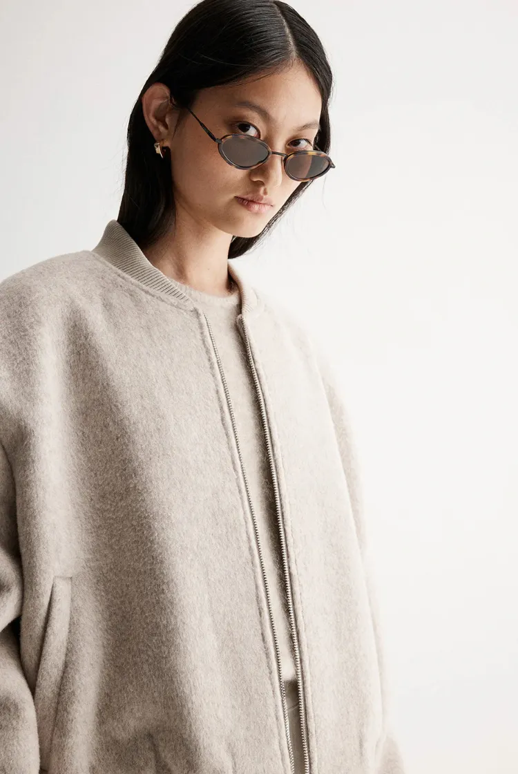 Nonnie Jacket | Ivory Marle