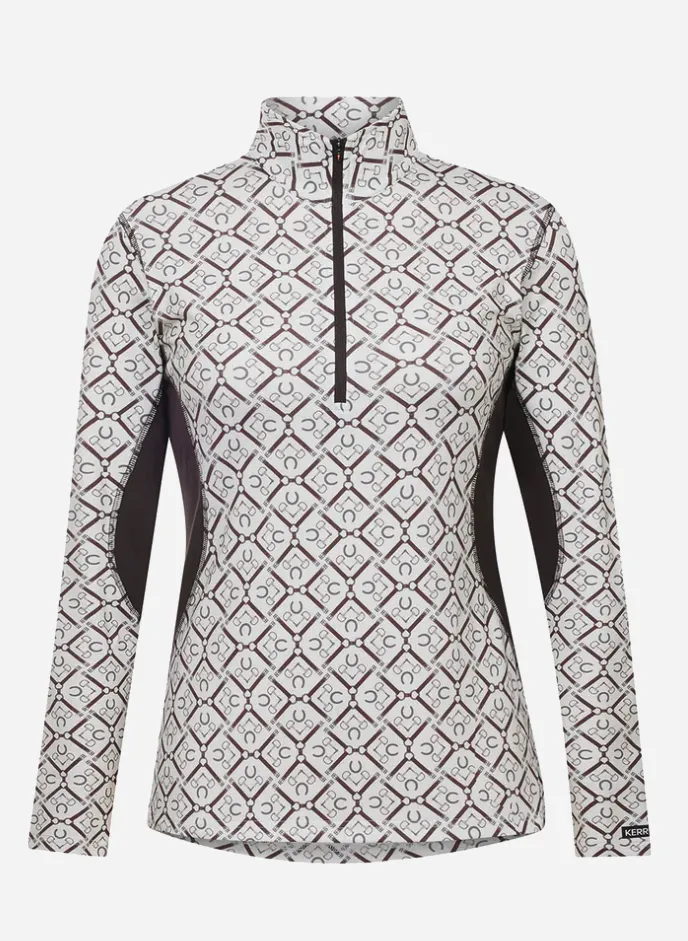 On Course 1/4 Zip Fleece Long Sleeve Tech Top